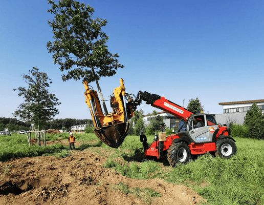 Location de matériel de manutention pour le paysagisme