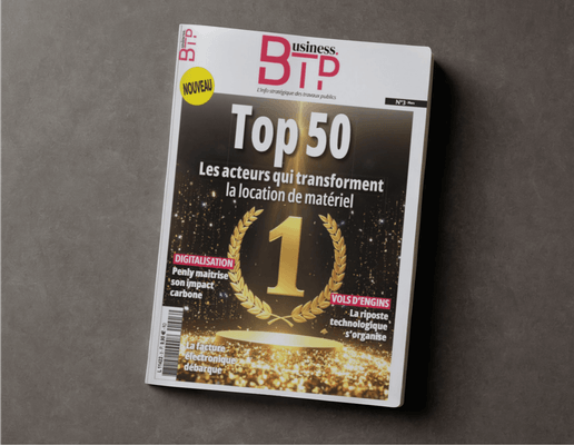 ACTIS Location dans le Top 10 des 50 meilleurs loueurs de matériels en France en 2025 !