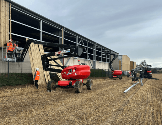 Chantier à Arras : 7 machines ACTIS Location mobilisées pour la construction d’une déchetterie