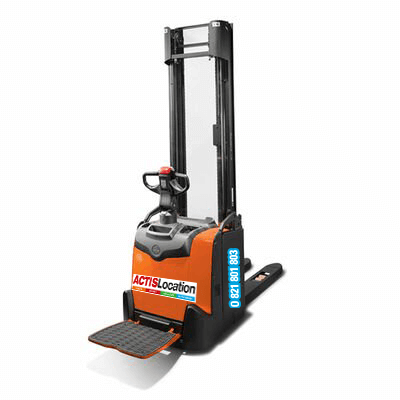 Gerbeur Electrique Porté à Plate-forme 1.2t à 2t