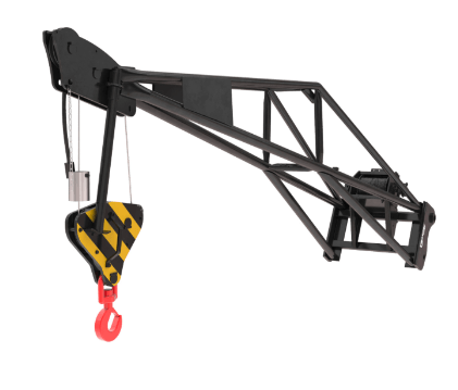 Potence treuil extension